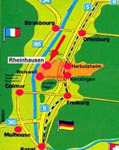 Anfahrtsplan Rheinhausen- Oberhausen, �bersicht